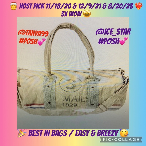 The Patterson handmade duffel bag Barrel shack new - Picture 1 of 6